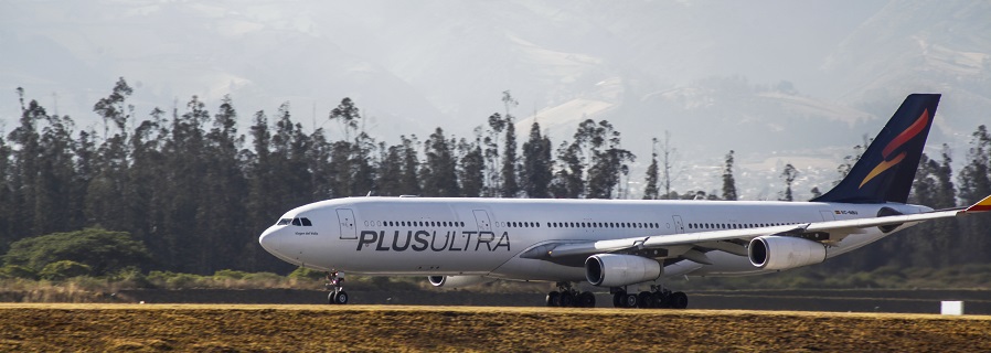 Plus Ultra , la aerolínea española más puntual en el mes de octubre 